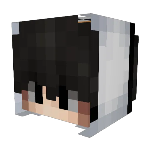 AkinCiftci Minecraft avatar head, 3D render