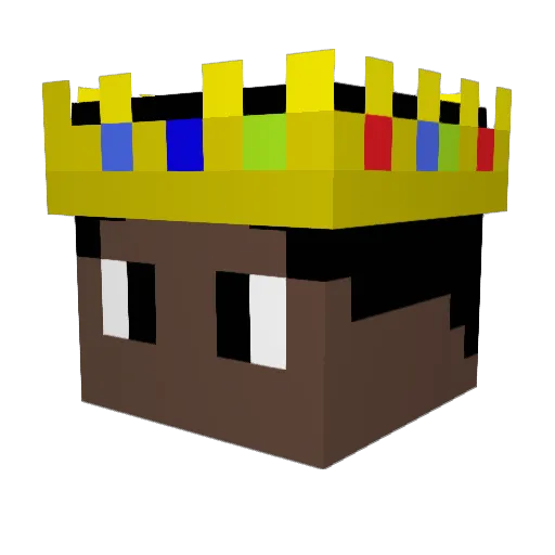 AkinnnX Minecraft avatar head, 3D render