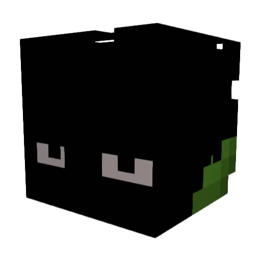 Akio2362 Minecraft avatar head, 3D render