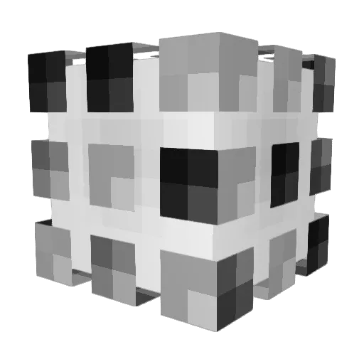 AkioPatata Minecraft avatar head, 3D render
