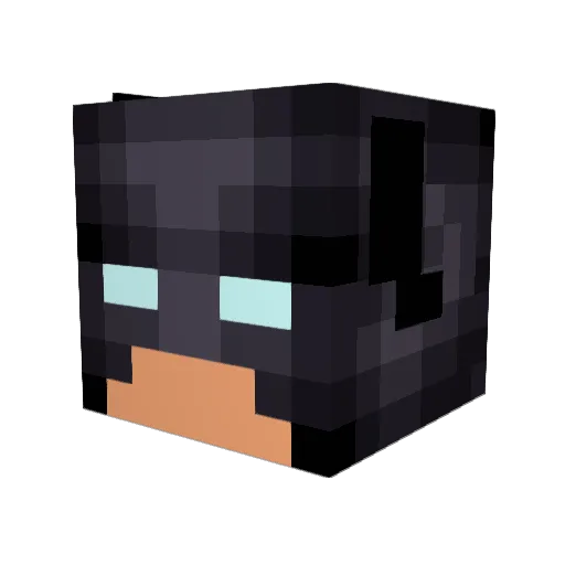 Akira1211 Minecraft avatar head, 3D render