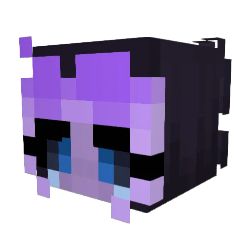 Akirawav3 Minecraft avatar head, 3D render