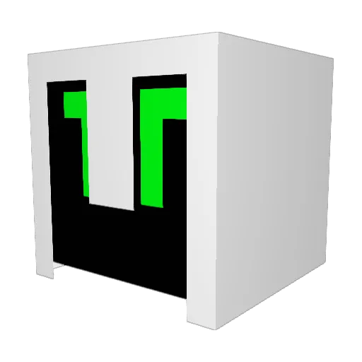 Akiro49 Minecraft avatar head, 3D render