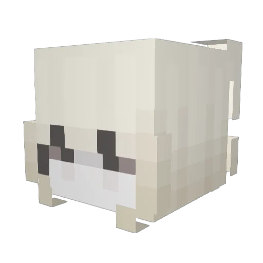 Akitake_Niru Minecraft avatar head, 3D render