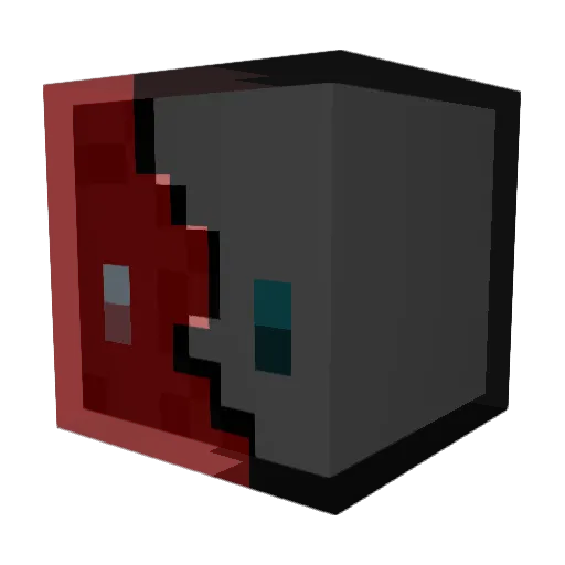 Akito666 Minecraft avatar head, 3D render