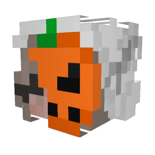 AkitoPvP Minecraft avatar head, 3D render