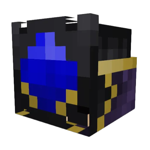 AkitoTheHero Minecraft avatar head, 3D render