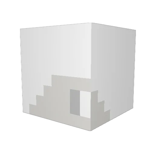 AkitsuQQ Minecraft avatar head, 3D render