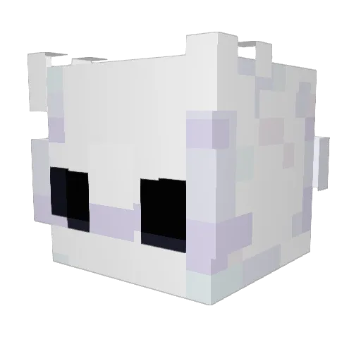 Akiyuusan Minecraft avatar head, 3D render