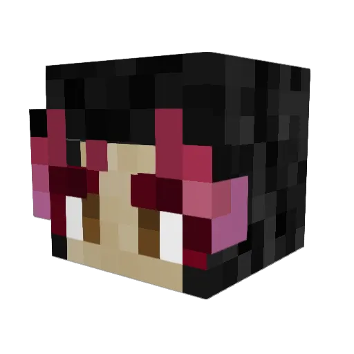 Akki_95 Minecraft avatar head, 3D render