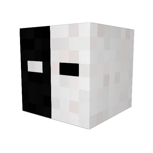AkkieRay Minecraft avatar head, 3D render