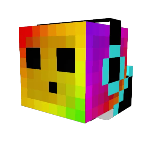 Akkruger Minecraft avatar head, 3D render