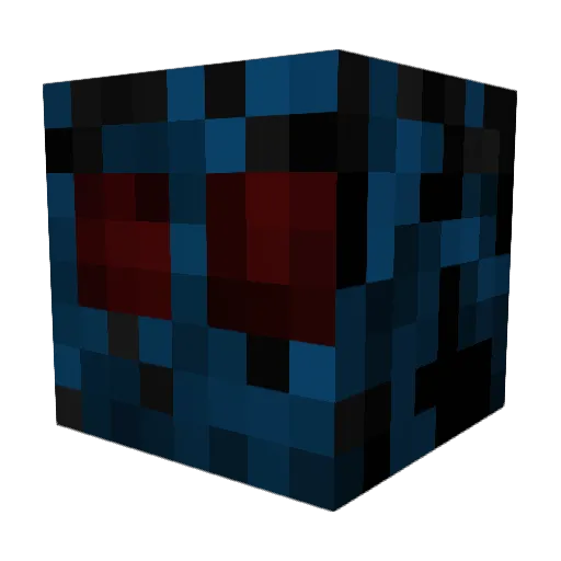 AkkuroneTM Minecraft avatar head, 3D render