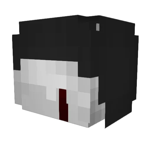 AkkusativMitte Minecraft avatar head, 3D render