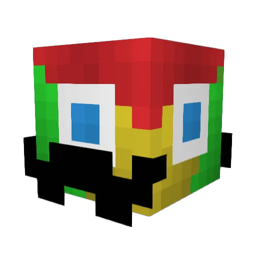 Akli__ Minecraft avatar head, 3D render