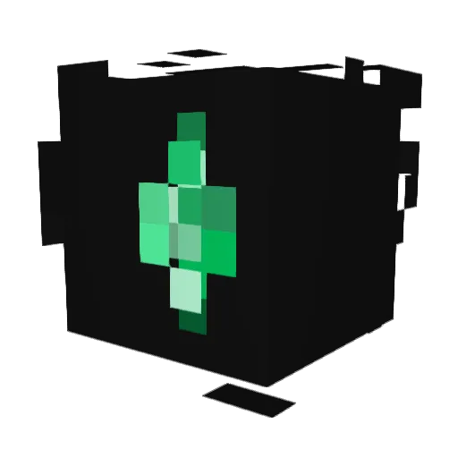 Akllhabara Minecraft avatar head, 3D render