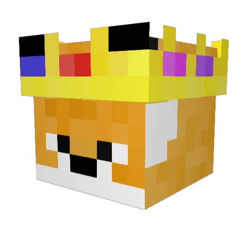 Akm3d1 Minecraft avatar head, 3D render