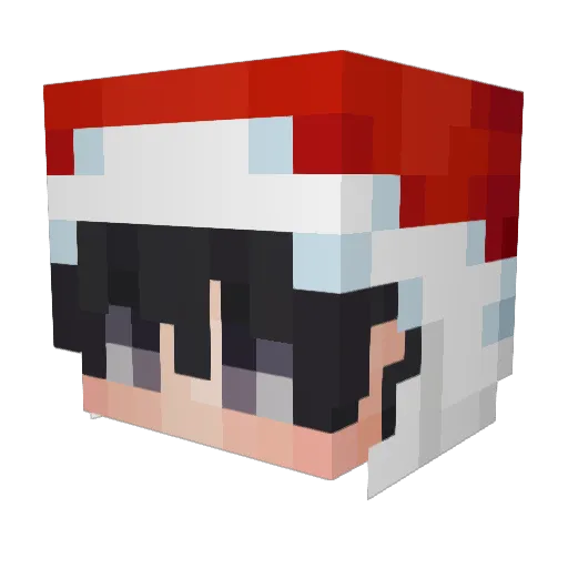 Akoum35 Minecraft avatar head, 3D render