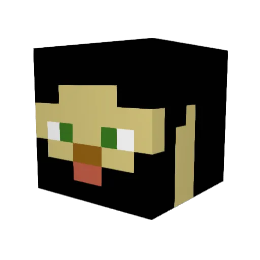 Akramer89 Minecraft avatar head, 3D render