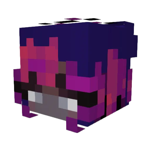Akrisius Minecraft avatar head, 3D render