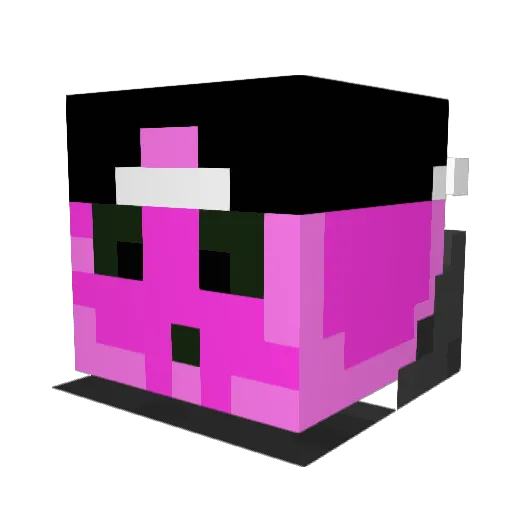 Akrize_ Minecraft avatar head, 3D render