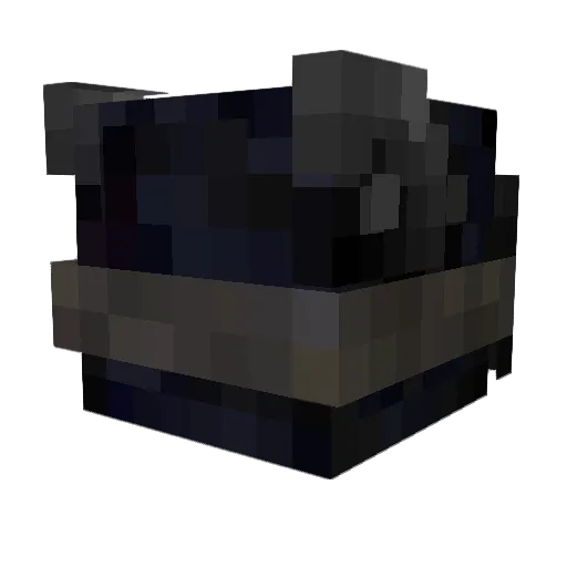 Akrylix Minecraft avatar head, 3D render