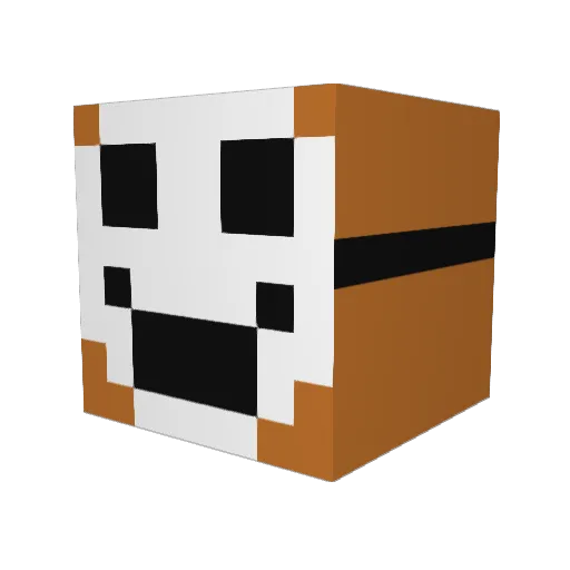 AkselRS Minecraft avatar head, 3D render