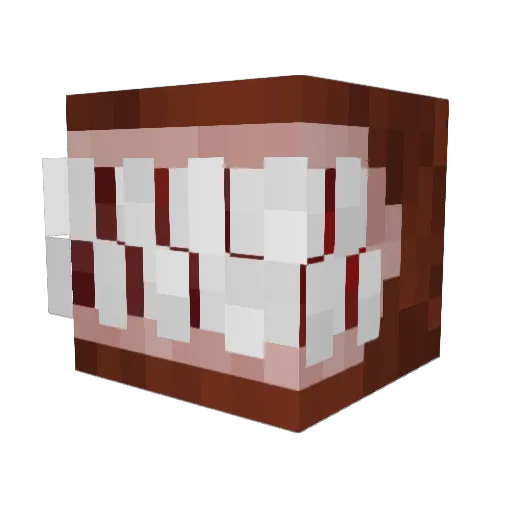 Aksel_TG Minecraft avatar head, 3D render