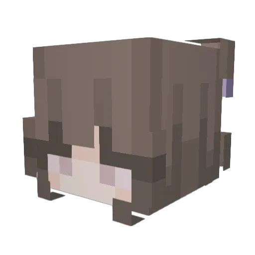 AksoyTutku Minecraft avatar head, 3D render