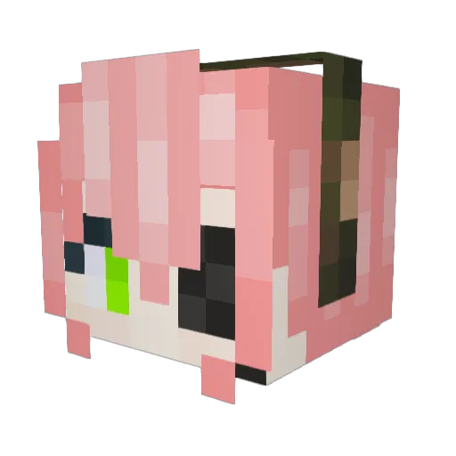 Aktive3Beine Minecraft avatar head, 3D render