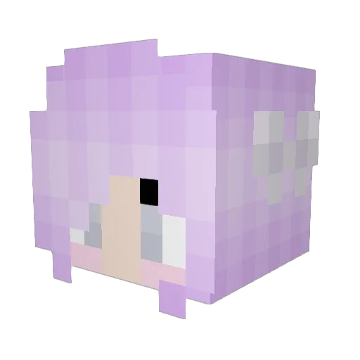 AktiveHose Minecraft avatar head, 3D render