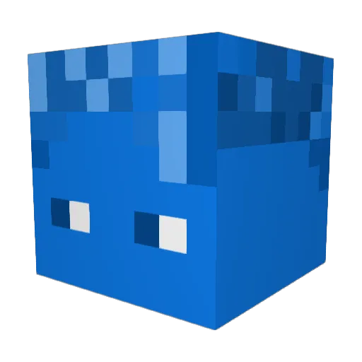 Aktueller Minecraft avatar head, 3D render