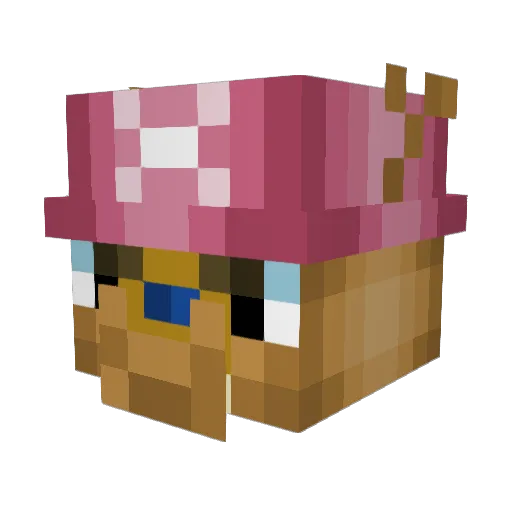 Akujay1 Minecraft avatar head, 3D render