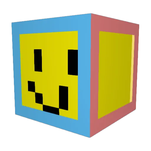 Akulazz Minecraft avatar head, 3D render