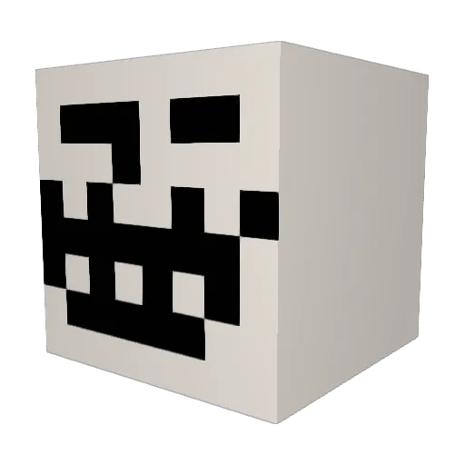 Akuma1596 Minecraft avatar head, 3D render