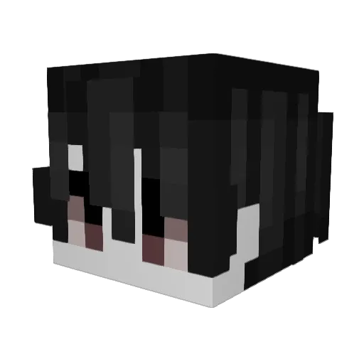 Akuma798 Minecraft avatar head, 3D render