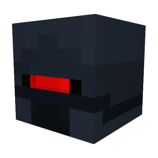 AkumaOuja Minecraft avatar head, 3D render