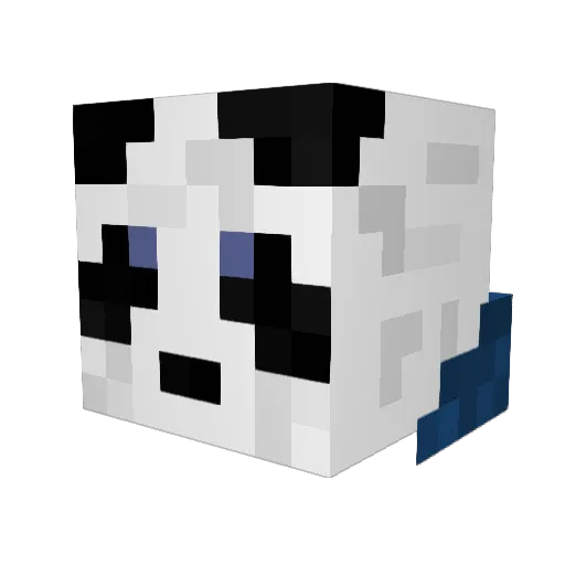Akumalul Minecraft avatar head, 3D render