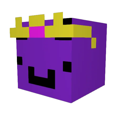 AkumiChan Minecraft avatar head, 3D render