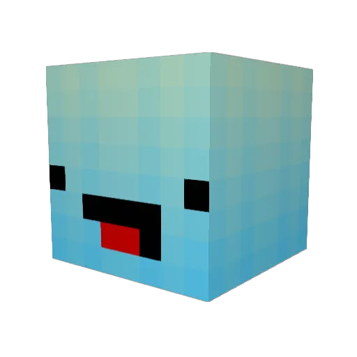 Akxra13 Minecraft avatar head, 3D render