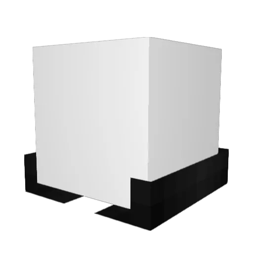 Aky_kun Minecraft avatar head, 3D render