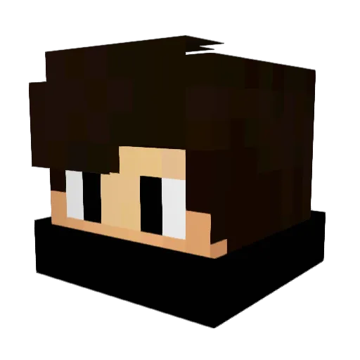Akyel1907 Minecraft avatar head, 3D render