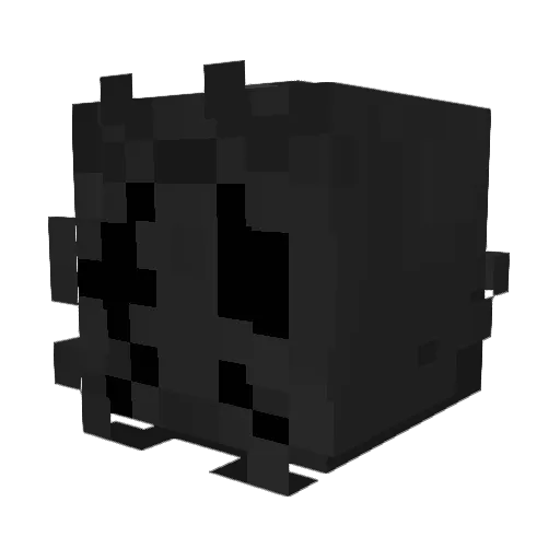 Akylina Minecraft avatar head, 3D render