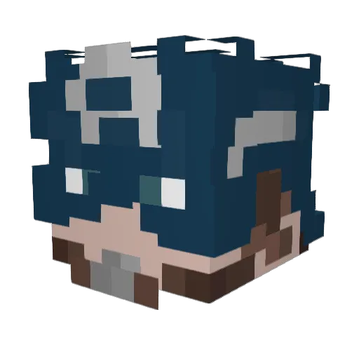 Akyrox7 Minecraft avatar head, 3D render