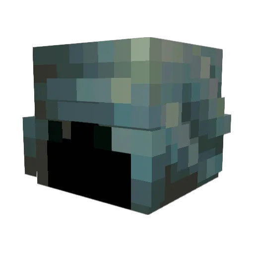 AkzTheOrder Minecraft avatar head, 3D render