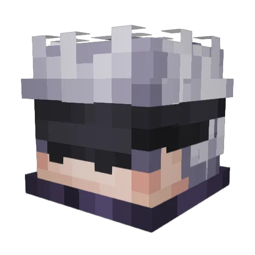 Al0neGuy Minecraft avatar head, 3D render
