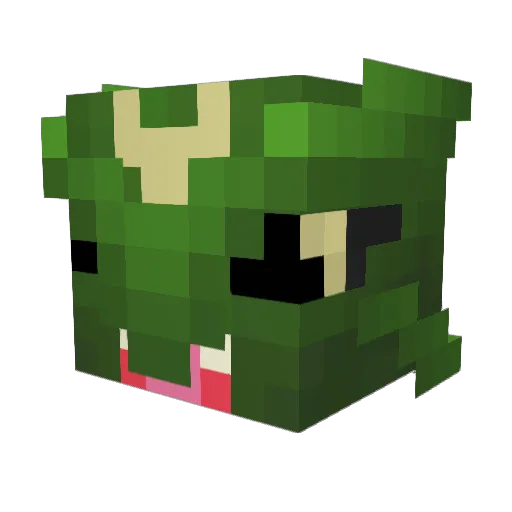 Al384 Minecraft avatar head, 3D render