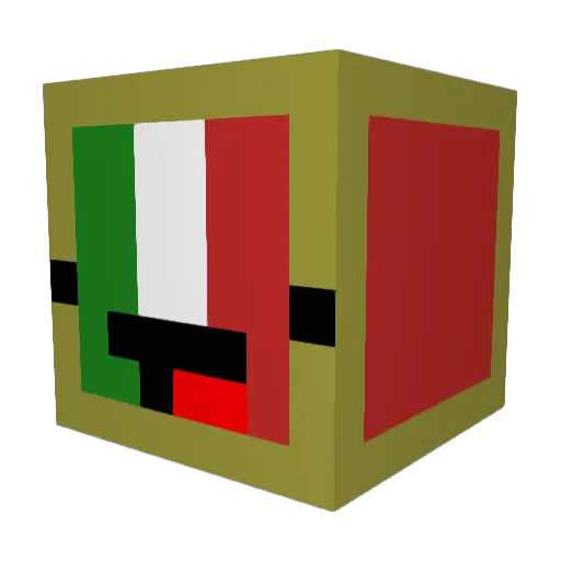 Al3S3NT Minecraft avatar head, 3D render