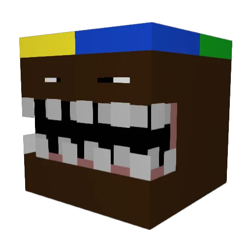 Al3X5727 Minecraft avatar head, 3D render
