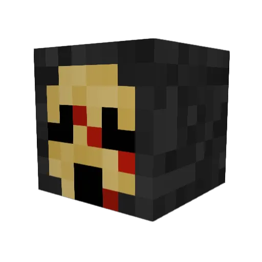 Al3X838 Minecraft avatar head, 3D render